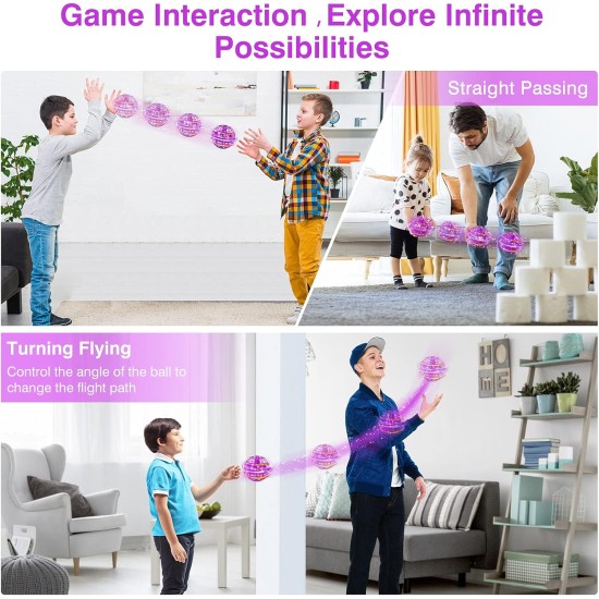 Flying Orb Ball, 2022 Upgraded Flying Ball Toy, Hand Controlled Boomerang Hover Ball, Flying Spinner with Endless Tricks, Cool Toys Gifts for 6 7 8 9 10+ Year Old Boys Girls Teens Indoor Outdoor Toys