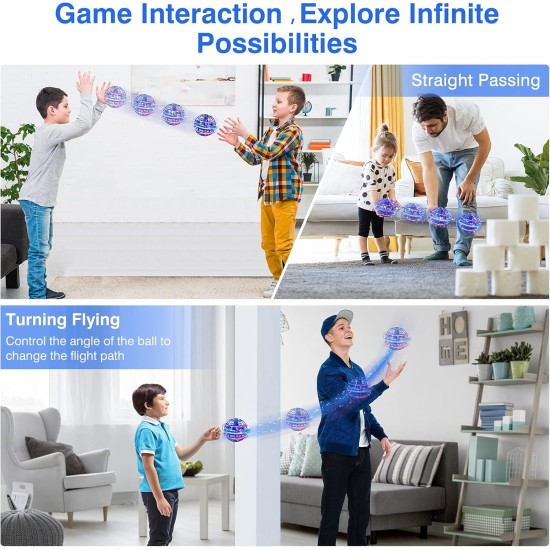 Flying Orb Ball, 2022 Upgraded Flying Ball Toy, Hand Controlled Boomerang Hover Ball, Flying Spinner with Endless Tricks, Cool Toys Gifts for 6 7 8 9 10+ Year Old Boys Girls Teens Indoor Outdoor Toys