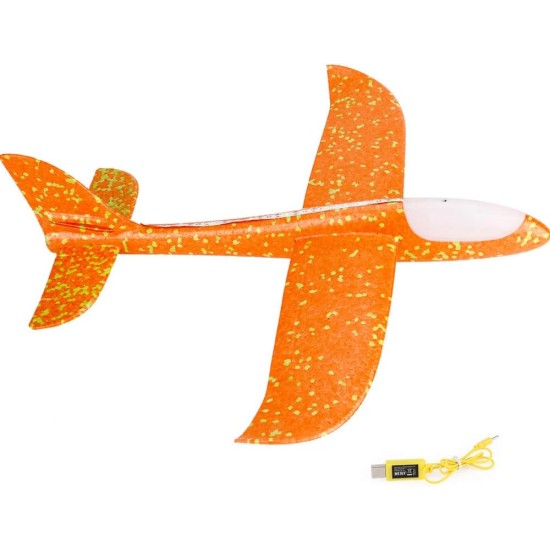 Hand Throwing Foam airplane aeroplane Glider with Head and Body LED Lights Hand Throwing Foam airplane aeroplane Glider with Head and Body LED Lights