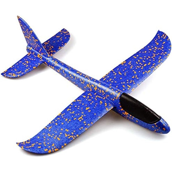 Kids toys, funny diy foam throwing glider inertia aircraft toy hand launch airplane model birthday gifts school prizes (blue) Kids toys, funny diy foam throwing glider inertia aircraft toy hand launch airplane model birthday gifts school prizes (blue)