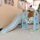 Kids Slide and Swing Set, 4-in-1 Indoor Playground w/Extra-long Slide, Height Adjustable Swing,for Kids 18+ Months Old,Playground Outdoor Indoor Activity Sports Center Gym Kids Slide and Swing Set, 4-in-1 Indoor Playground w/Extra-long Slide, Height Adjustable Swing,for Kids 18+ Months Old,Playground Outdoor Indoor Activity Sports Center Gym