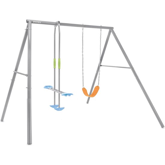 Intex | Swing And Glide Two Feature Set | 2.36 * 2.44 * 1.98 m | Multi-coloured 44122 Intex | Swing And Glide Two Feature Set | 2.36 * 2.44 * 1.98 m | Multi-coloured 44122
