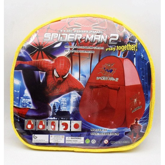 A house for children, the shape of a Spider-Man tent with 50 balls A house for children, the shape of a Spider-Man tent with 50 balls