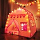 Children's Play Tent Play Tent for Children with Star Lights Children's Tent Princess Castle Play Tent Teepee Tent Children's Play House for Indoor and Outdoor Toy Birthday Christmas Gift (Pink) Children's Play Tent Play Tent for Children with Star Lights Children's Tent Princess Castle Play Tent Teepee Tent Children's Play House for Indoor and Outdoor Toy Birthday Christmas Gift (Pink)