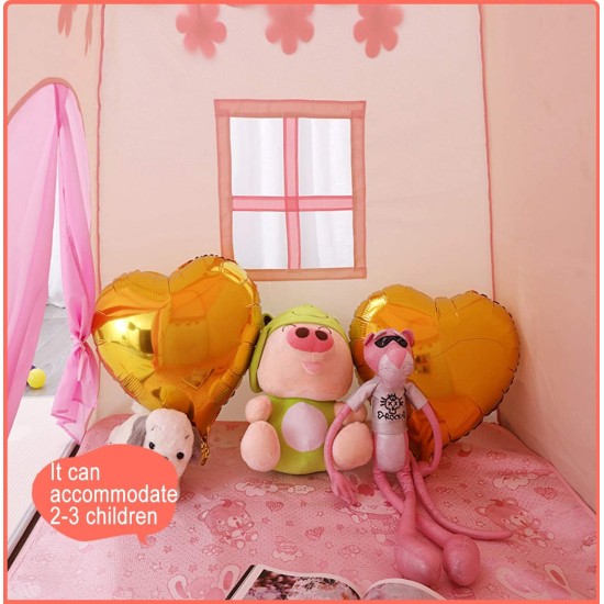 Children's Play Tent Play Tent for Children with Star Lights Children's Tent Princess Castle Play Tent Teepee Tent Children's Play House for Indoor and Outdoor Toy Birthday Christmas Gift (Pink) Children's Play Tent Play Tent for Children with Star Lights Children's Tent Princess Castle Play Tent Teepee Tent Children's Play House for Indoor and Outdoor Toy Birthday Christmas Gift (Pink)