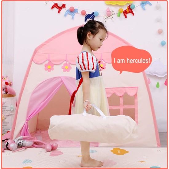 Children's Play Tent Play Tent for Children with Star Lights Children's Tent Princess Castle Play Tent Teepee Tent Children's Play House for Indoor and Outdoor Toy Birthday Christmas Gift (Pink) Children's Play Tent Play Tent for Children with Star Lights Children's Tent Princess Castle Play Tent Teepee Tent Children's Play House for Indoor and Outdoor Toy Birthday Christmas Gift (Pink)