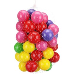Fantastic-Kids-Toys Core Open House with Mini Basket Ball with 50 Balls (Red)