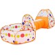 Generic Fantastic-Kids-Toys 3 in 1 Foldable Kids Tent, Core Tub, Tunnel and Tub, Early Stimulation, Easy Assembly, for Kids and Pets, Home Playhouse, Indoor and Outdoor Use (Orange)0 Generic Fantastic-Kids-Toys 3 in 1 Foldable Kids Tent, Core Tub, Tunnel and Tub, Early Stimulation, Easy Assembly, for Kids and Pets, Home Playhouse, Indoor and Outdoor Use (Orange)0