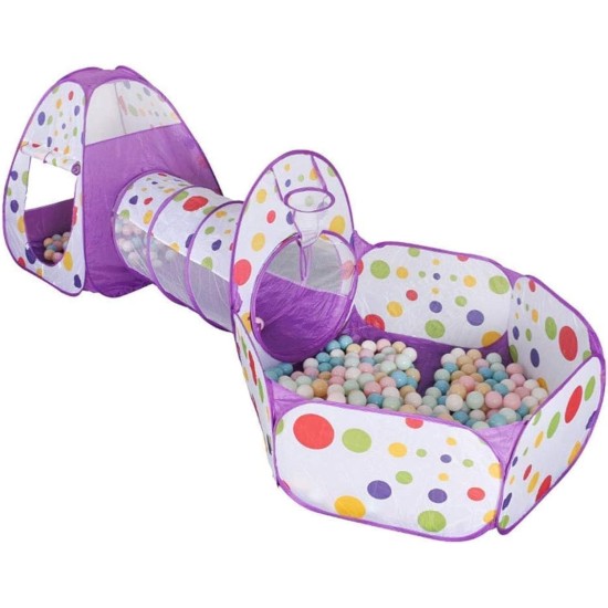 Generic Fantastic-Kids-Toys 3 in 1 Foldable Kids Tent, Core Tub, Tunnel and Tub, Early Stimulation, Easy Assembly, for Kids and Pets, Home Playhouse, Indoor and Outdoor Use (Moove) Generic Fantastic-Kids-Toys 3 in 1 Foldable Kids Tent, Core Tub, Tunnel and Tub, Early Stimulation, Easy Assembly, for Kids and Pets, Home Playhouse, Indoor and Outdoor Use (Moove)