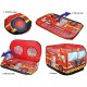 Kids Fire Truck Play Tent with Foldable Top and Back Slots Kids Fire Truck Play Tent with Foldable Top and Back Slots