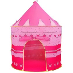 Kids Play Tent Toddler Playhouse Prince Princess Castle Foldable Pop Up Kids Tent with Carrying Bag for Gifts Girls Boys Indoor Outdoor Use