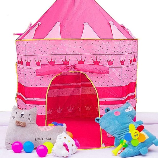 Kids Play Tent Toddler Playhouse Prince Princess Castle Foldable Pop Up Kids Tent with Carrying Bag for Gifts Girls Boys Indoor Outdoor Use Kids Play Tent Toddler Playhouse Prince Princess Castle Foldable Pop Up Kids Tent with Carrying Bag for Gifts Girls Boys Indoor Outdoor Use