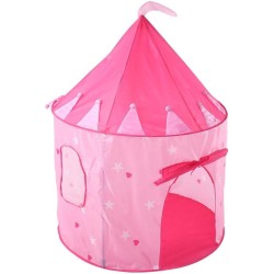 Kid's Portable Palace Castle House Play Tent Playhouse - Pink