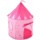 Kid's Portable Palace Castle House Play Tent Playhouse - Pink