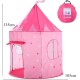 Kid's Portable Palace Castle House Play Tent Playhouse - Pink