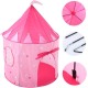 Kid's Portable Palace Castle House Play Tent Playhouse - Pink
