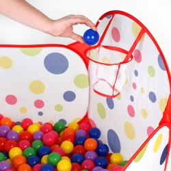 MUMOO BEAR Mumoobear Ball Pit Play Tent With Basketball Hoop For Kids Toddlers Outdoor Indoor Play 4 Ft/120Cm (Balls Not Included)