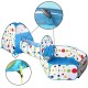 TRAVER DREAM Travel Dream Foldable Kids Toddler Pop Up Play Tent with Tunnel and Ball Pit with Zippered Storage Bag for Kids Indoor Outdoor Playhouse Children Play Gaming Toys TRAVER DREAM Travel Dream Foldable Kids Toddler Pop Up Play Tent with Tunnel and Ball Pit with Zippered Storage Bag for Kids Indoor Outdoor Playhouse Children Play Gaming Toys
