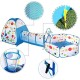 TRAVER DREAM Travel Dream Foldable Kids Toddler Pop Up Play Tent with Tunnel and Ball Pit with Zippered Storage Bag for Kids Indoor Outdoor Playhouse Children Play Gaming Toys TRAVER DREAM Travel Dream Foldable Kids Toddler Pop Up Play Tent with Tunnel and Ball Pit with Zippered Storage Bag for Kids Indoor Outdoor Playhouse Children Play Gaming Toys