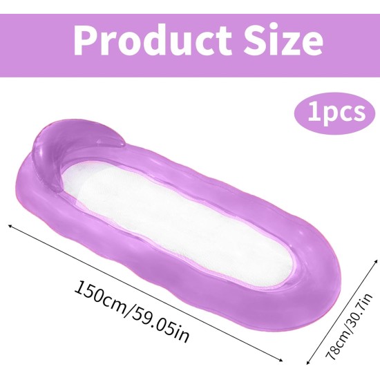 BRTNUP Pool Lounger Float Inflatable Water Hammock Pool Inflatables Swimming Pool Float Air Mattress Pool Raft for Adults Kids Pool Inflatables Lilo Water Floating for Summer Water Play BRTNUP Pool Lounger Float Inflatable Water Hammock Pool Inflatables Swimming Pool Float Air Mattress Pool Raft for Adults Kids Pool Inflatables Lilo Water Floating for Summer Water Play