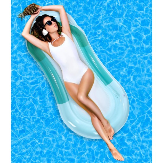 Birshe Floating Bed, Inflatable Swimming Pool Hammock, Inflatable Floating Sun Lounger, Swimming Pool Float, Hammock, Green Rafts with Headrest for Swimming Pool, Beach Outdoors Birshe Floating Bed, Inflatable Swimming Pool Hammock, Inflatable Floating Sun Lounger, Swimming Pool Float, Hammock, Green Rafts with Headrest for Swimming Pool, Beach Outdoors