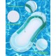 Birshe Floating Bed, Inflatable Swimming Pool Hammock, Inflatable Floating Sun Lounger, Swimming Pool Float, Hammock, Green Rafts with Headrest for Swimming Pool, Beach Outdoors Birshe Floating Bed, Inflatable Swimming Pool Hammock, Inflatable Floating Sun Lounger, Swimming Pool Float, Hammock, Green Rafts with Headrest for Swimming Pool, Beach Outdoors