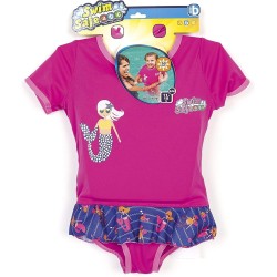 Bestway Swim Safe Unisex Flotation Foam Trainer Suit, 27 Pink/26 Blue