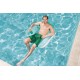 Bestway inflatable float with pillow Blue/White One Size 43097 Bestway inflatable float with pillow Blue/White One Size 43097