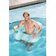Bestway inflatable float with pillow Blue/White One Size 43097 Bestway inflatable float with pillow Blue/White One Size 43097