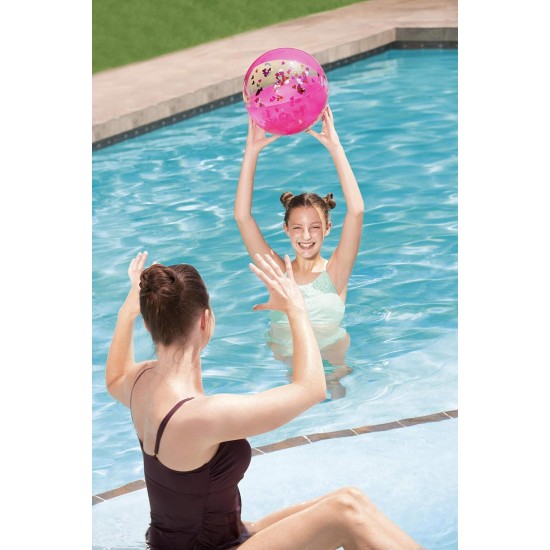 Bestway 31050 glitter beach ball - pink Bestway 31050 glitter beach ball - pink
