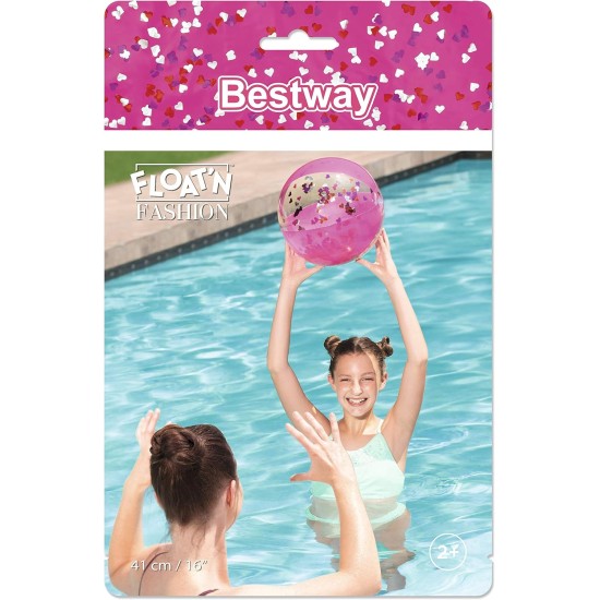 Bestway 31050 glitter beach ball - pink Bestway 31050 glitter beach ball - pink