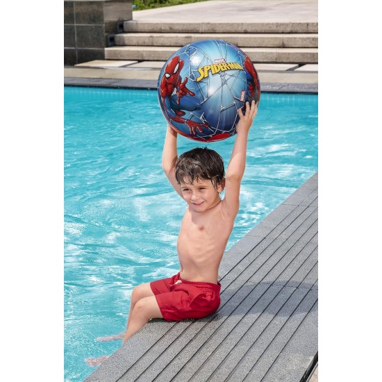 Bestway spider-man 20"/51cm beach ball, 98002 Bestway spider-man 20"/51cm beach ball, 98002
