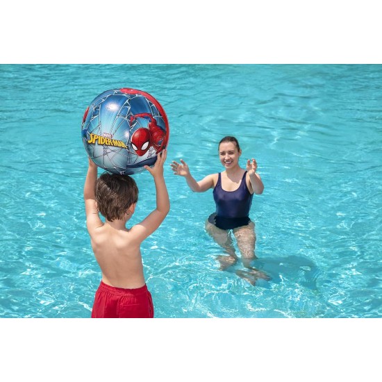 Bestway spider-man 20"/51cm beach ball, 98002 Bestway spider-man 20"/51cm beach ball, 98002