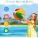 WEILAIDI Beach Ball,12"/16" Beach Balls for Kids, Beach Toys for Kids & Toddlers,Pool Balls Pool Toys Birthday Party Supplies Favors Luau Decorations,Inflatable Beach Balls Bulk WEILAIDI Beach Ball,12"/16" Beach Balls for Kids, Beach Toys for Kids & Toddlers,Pool Balls Pool Toys Birthday Party Supplies Favors Luau Decorations,Inflatable Beach Balls Bulk