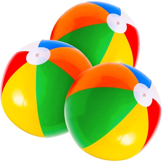 WEILAIDI Beach Balls 16'' - 3 Pack Inflatable Beach Balls for Kids,Pool Balls Pool Toys for Kids Birthday Party Supplies Favors Luau Decorations,Beach Balls Bulk Summer Water Games Fun Gifts WEILAIDI Beach Balls 16'' - 3 Pack Inflatable Beach Balls for Kids,Pool Balls Pool Toys for Kids Birthday Party Supplies Favors Luau Decorations,Beach Balls Bulk Summer Water Games Fun Gifts