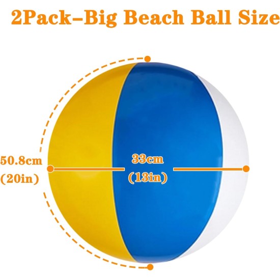 YaysaShop 2 Pack Rainbow Beach Balls Inflatable Pool Toys Pool Balls Summer Water Games Fun Gifts Beach Arty Supplies Decorations YaysaShop 2 Pack Rainbow Beach Balls Inflatable Pool Toys Pool Balls Summer Water Games Fun Gifts Beach Arty Supplies Decorations