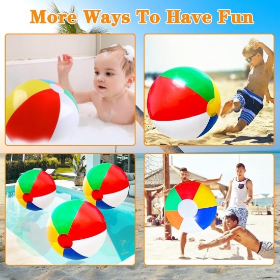 YaysaShop 2 Pack Rainbow Beach Balls Inflatable Pool Toys Pool Balls Summer Water Games Fun Gifts Beach Arty Supplies Decorations YaysaShop 2 Pack Rainbow Beach Balls Inflatable Pool Toys Pool Balls Summer Water Games Fun Gifts Beach Arty Supplies Decorations