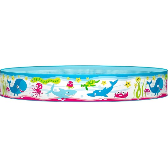 Bestway 55029 Fill and Fun Fish-Printed Inflatable Kiddie Pool Bestway 55029 Fill and Fun Fish-Printed Inflatable Kiddie Pool