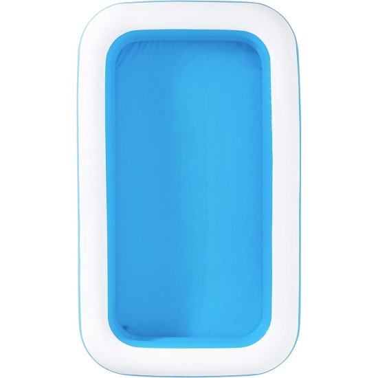 Bestway Family Pool Rectangular 305X183X46 cm Blue, 54150, Bestway Family Pool, Planschbecken Fã¼R Kinder, Aufblasbar, Blau, 305X183X46 cm Bestway Family Pool Rectangular 305X183X46 cm Blue, 54150, Bestway Family Pool, Planschbecken Fã¼R Kinder, Aufblasbar, Blau, 305X183X46 cm