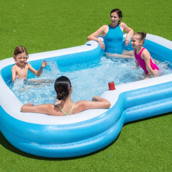 Bestway sunsational 10' family pool, paddling pool for kids and adults, garden pool, blue Bestway sunsational 10' family pool, paddling pool for kids and adults, garden pool, blue