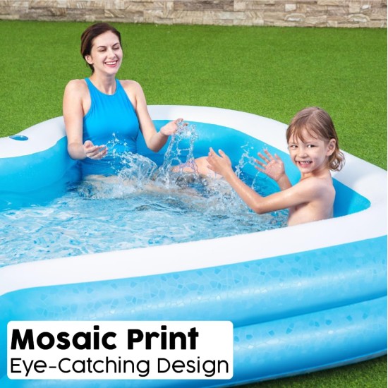 Bestway sunsational 10' family pool, paddling pool for kids and adults, garden pool, blue Bestway sunsational 10' family pool, paddling pool for kids and adults, garden pool, blue