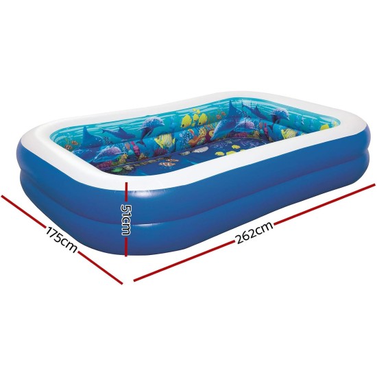 Bestway under sea adventure children's rectangle swimming pool - 54177 Bestway under sea adventure children's rectangle swimming pool - 54177