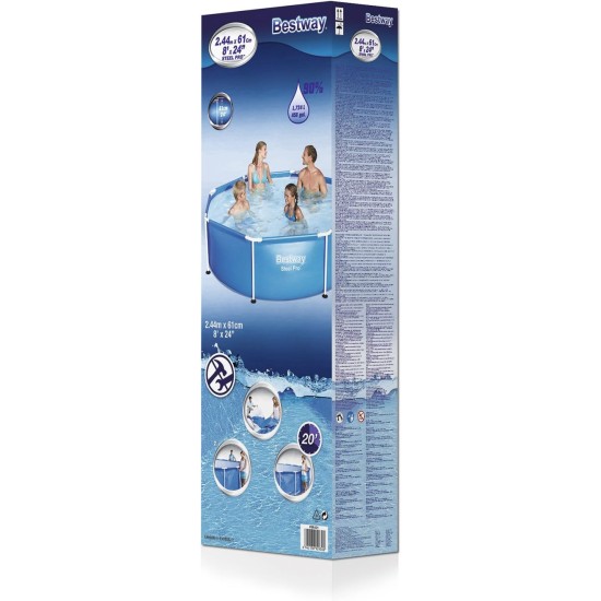 Bway pool steelpro 244x61cm