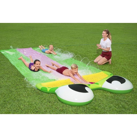 Bestway H2OGO! 16'/4.88m Friendly Frog Slide Bestway H2OGO! 16'/4.88m Friendly Frog Slide