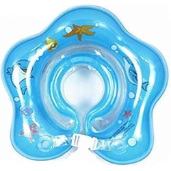 Baby Swimming Pool Accessories baby Tube Ring Swim Neck Ring Safety Infant Neck Float Circle For Bathing Inflatable for 0-3years