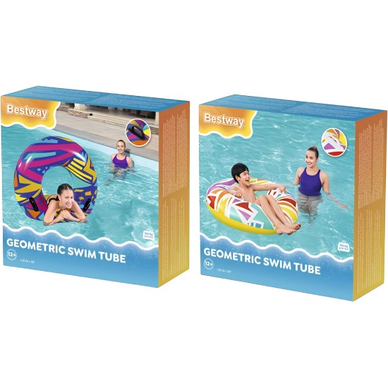 Bestway Φ42''/Φ1.07m Geometric Swim Ring Bestway Φ42''/Φ1.07m Geometric Swim Ring