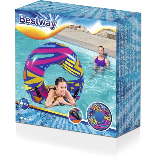 Bestway Φ42''/Φ1.07m Geometric Swim Ring Bestway Φ42''/Φ1.07m Geometric Swim Ring