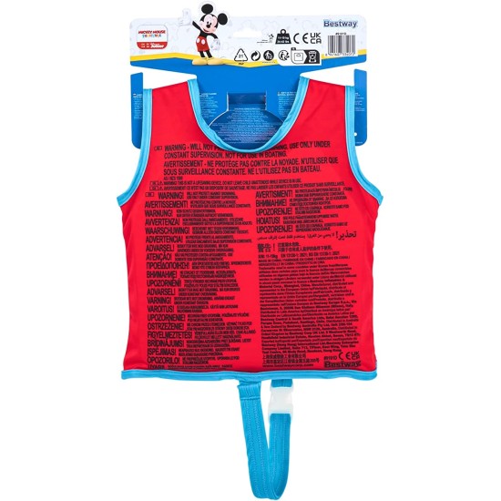 Bestway Disney Junior: Mickey&Friends FABRIC SWIM VEST S/M Bestway Disney Junior: Mickey&Friends FABRIC SWIM VEST S/M