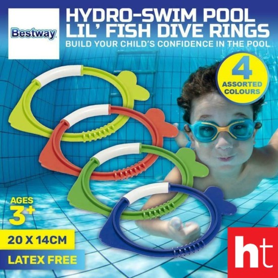 Bestway Hydro-Swim Lil' Fish Dive Rings Bestway Hydro-Swim Lil' Fish Dive Rings