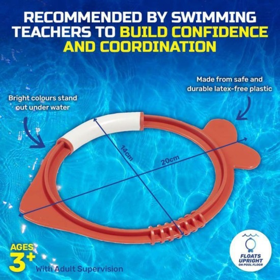 Bestway Hydro-Swim Lil' Fish Dive Rings Bestway Hydro-Swim Lil' Fish Dive Rings